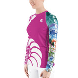 Rashguard Femme UPF50+ Couleurs Lagon PM1-MAGENTA - Couleurs Lagon