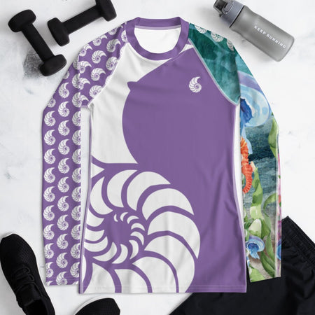 Rashguard Femme UPF50+ Couleurs Lagon PM1-PURPLE - Couleurs Lagon