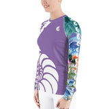 Rashguard Femme UPF50+ Couleurs Lagon PM1-PURPLE - Couleurs Lagon