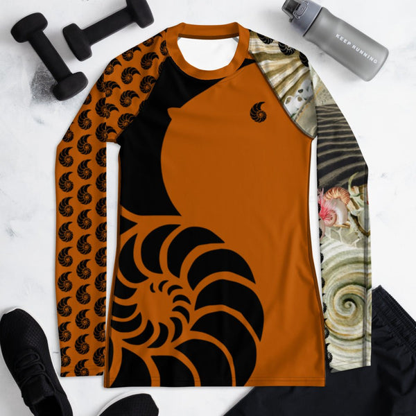Rashguard Femme UPF50+ Couleurs Lagon PM2-BROWN - Couleurs Lagon