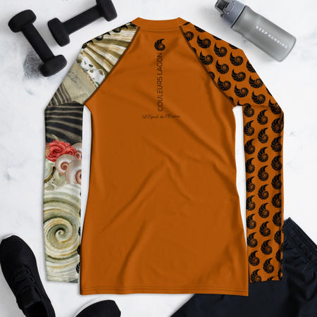 Rashguard Femme UPF50+ Couleurs Lagon PM2-BROWN - Couleurs Lagon