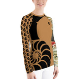 Rashguard Femme UPF50+ Couleurs Lagon PM2-COFFEE - Couleurs Lagon