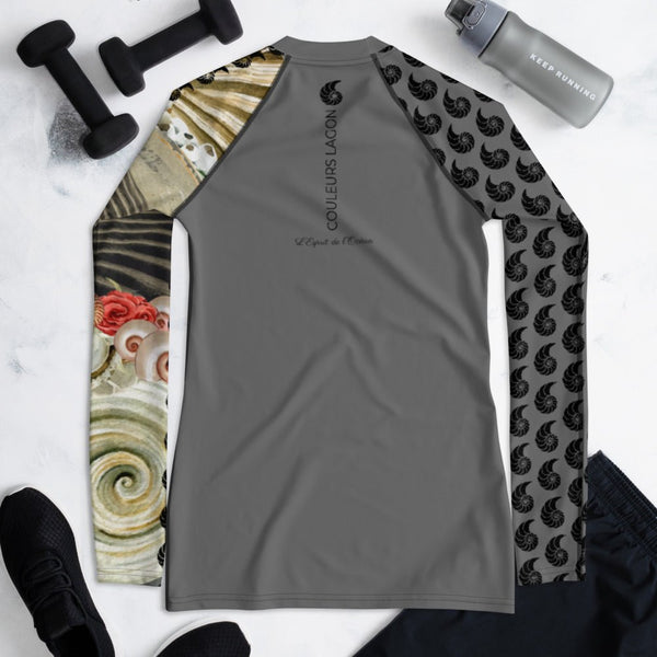 Rashguard Femme UPF50+ Couleurs Lagon PM2-GREY - Couleurs Lagon