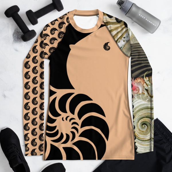Rashguard Femme UPF50+ Couleurs Lagon PM2-NUDE - Couleurs Lagon