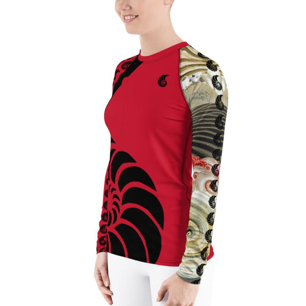 Rashguard Femme UPF50+ Couleurs Lagon PM2-RED - Couleurs Lagon