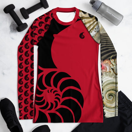 Rashguard Femme UPF50+ Couleurs Lagon PM2-RED - Couleurs Lagon