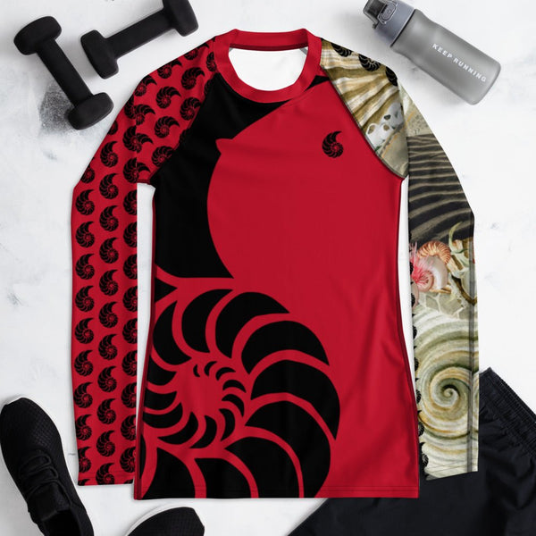 Rashguard Femme UPF50+ Couleurs Lagon PM2-RED - Couleurs Lagon