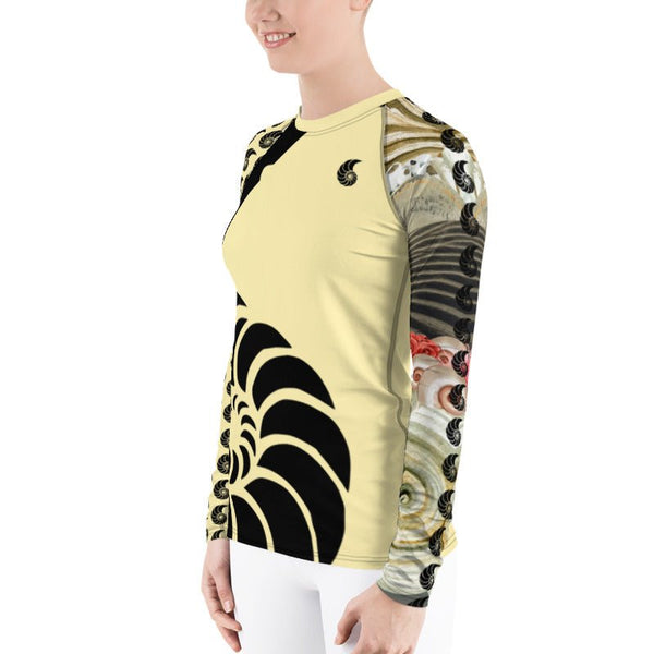 Rashguard Femme UPF50+ Couleurs Lagon PM2-YELLOW - Couleurs Lagon