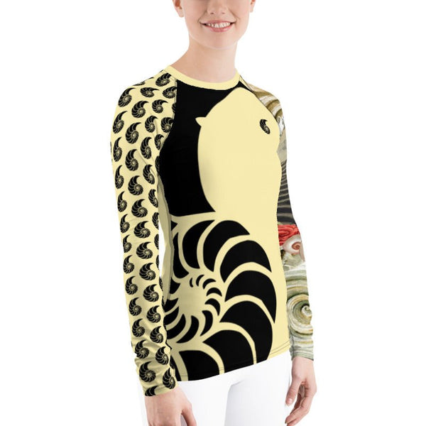 Rashguard Femme UPF50+ Couleurs Lagon PM2-YELLOW - Couleurs Lagon
