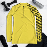 Rashguard femme manches longues protection solaire surf jaune — Couleurs Lagon