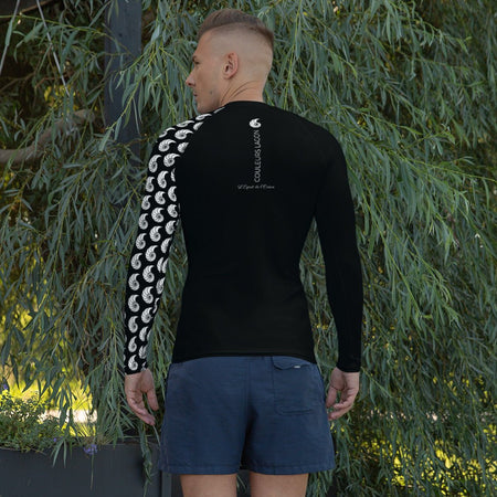 Rashguard Homme UPF50+ Couleurs Lagon BLACK - Couleurs Lagon