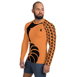 Rashguard Homme UPF50+ Couleurs Lagon ORANGE - Couleurs Lagon