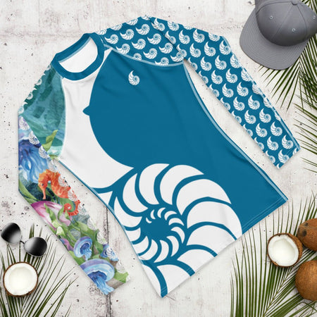 Rashguard Homme UPF50+ Couleurs Lagon PM1-BLEU CELESTE - Couleurs Lagon