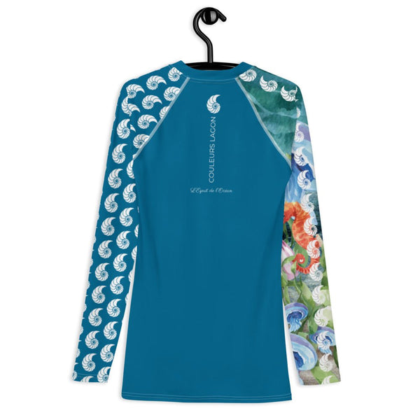 Rashguard Homme UPF50+ Couleurs Lagon PM1-BLEU CELESTE - Couleurs Lagon