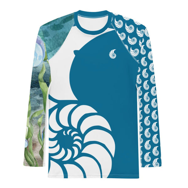 Rashguard Homme UPF50+ Couleurs Lagon PM1-BLEU CELESTE - Couleurs Lagon