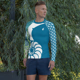 Rashguard Homme UPF50+ Couleurs Lagon PM1-BLEU CELESTE - Couleurs Lagon