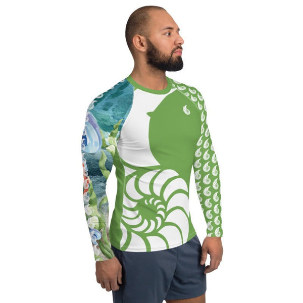 Rashguard Homme UPF50+ Couleurs Lagon PM1-GREEN - Couleurs Lagon