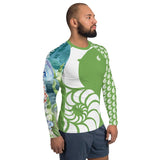 Rashguard Homme UPF50+ Couleurs Lagon PM1-GREEN - Couleurs Lagon