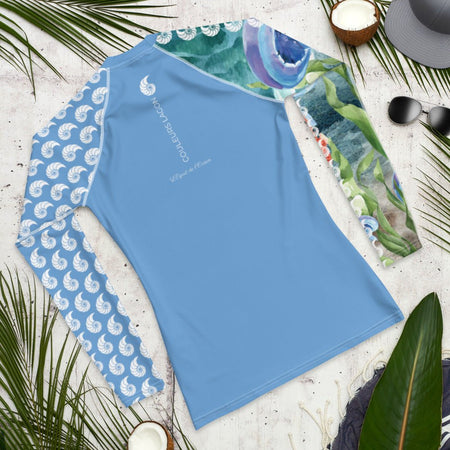 Rashguard Homme UPF50+ Couleurs Lagon PM1-LIGHT BLUE - Couleurs Lagon