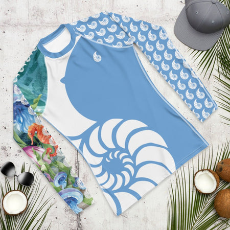 Rashguard Homme UPF50+ Couleurs Lagon PM1-LIGHT BLUE - Couleurs Lagon