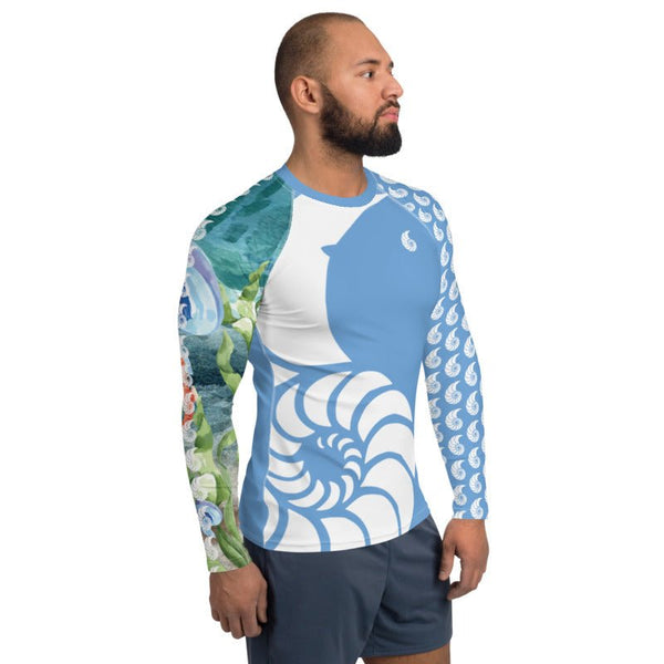 Rashguard Homme UPF50+ Couleurs Lagon PM1-LIGHT BLUE - Couleurs Lagon