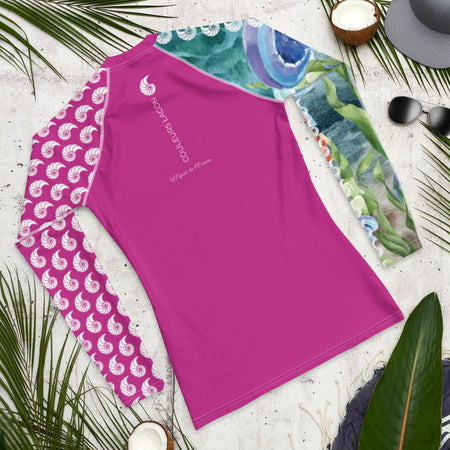 Rashguard Homme UPF50+ Couleurs Lagon PM1-MAGENTA - Couleurs Lagon