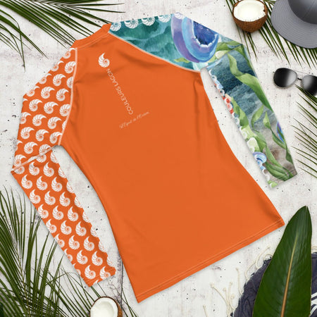 Rashguard Homme UPF50+ Couleurs Lagon PM1-ORANGE - Couleurs Lagon