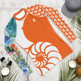 Rashguard Homme UPF50+ Couleurs Lagon PM1-ORANGE - Couleurs Lagon