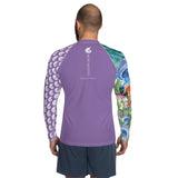 Rashguard Homme UPF50+ Couleurs Lagon PM1-PURPLE - Couleurs Lagon