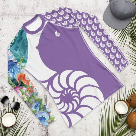 Rashguard Homme UPF50+ Couleurs Lagon PM1-PURPLE - Couleurs Lagon