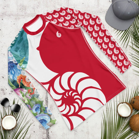 Rashguard Homme UPF50+ Couleurs Lagon PM1-RED - Couleurs Lagon