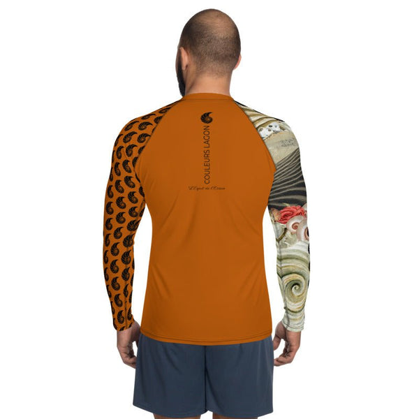 Rashguard Homme UPF50+ Couleurs Lagon PM2-BROWN - Couleurs Lagon