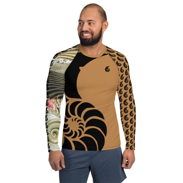 Rashguard Homme UPF50+ Couleurs Lagon PM2-COFFEE - Couleurs Lagon