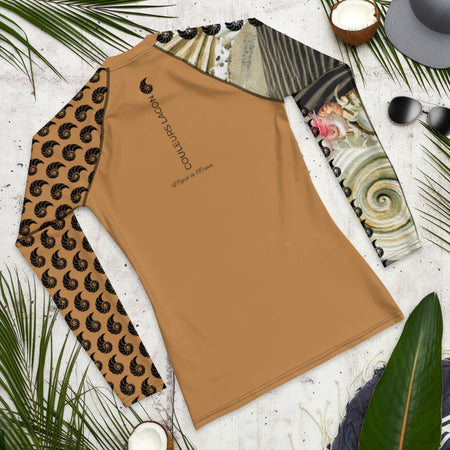 Rashguard Homme UPF50+ Couleurs Lagon PM2-COFFEE - Couleurs Lagon