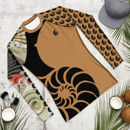 Rashguard Homme UPF50+ Couleurs Lagon PM2-COFFEE - Couleurs Lagon