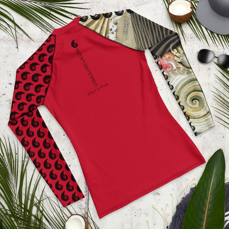 Rashguard Homme UPF50+ Couleurs Lagon PM2-RED - Couleurs Lagon