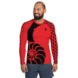 Rashguard Homme UPF50+ Couleurs Lagon RED - Couleurs Lagon