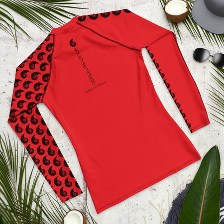 Rashguard Homme UPF50+ Couleurs Lagon RED - Couleurs Lagon