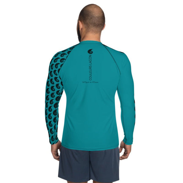 Rashguard Homme UPF50+ Couleurs Lagon TURQUOISE - Couleurs Lagon