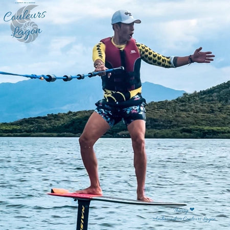 Rashguard Homme UPF50+ Couleurs Lagon YELLOW - Couleurs Lagon