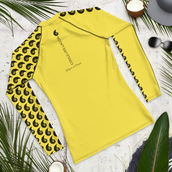 Rashguard Homme UPF50+ Couleurs Lagon YELLOW - Couleurs Lagon