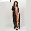 Robe de plage Longue Crochet PRAIA - Couleurs Lagon