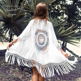 Robe de plage Sarong Mandala - Couleurs Lagon
