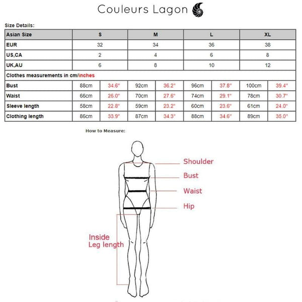 Robe en mousseline Criss Cross Crochet Dentelle à manches longues - Couleurs Lagon