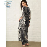 Robe Tunique de plage longue LE CAP - Couleurs Lagon