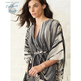 Robe Tunique de plage longue LE CAP - Couleurs Lagon
