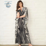 Robe Tunique de plage longue LE CAP - Couleurs Lagon