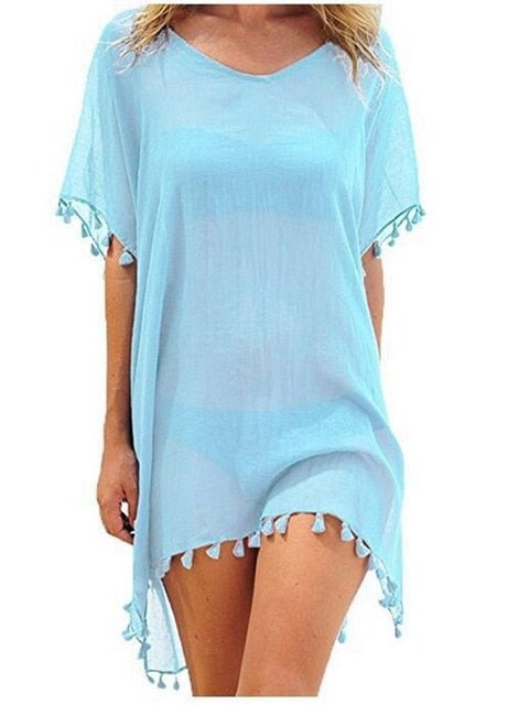 Robe Tunique Légère Mousseline de soie - Couleurs Lagon
