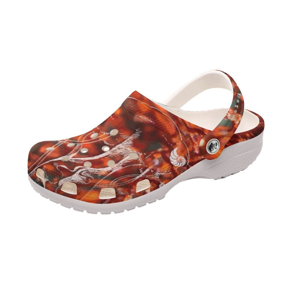 Sabots Femmes GORGONES ROUGE 2 - Couleurs Lagon