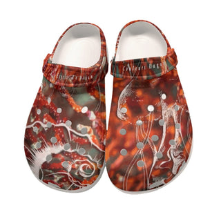 Sabots Femmes GORGONES ROUGE 2 - Couleurs Lagon